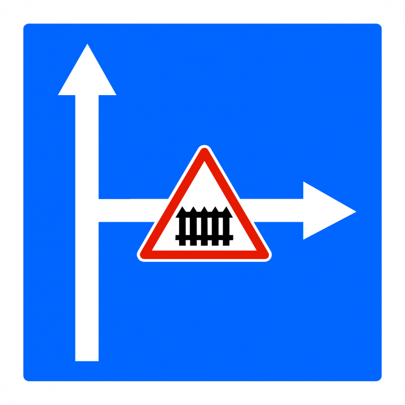 Panneau indication C24c - Conditions particulières de circulation sur la route - Gamme Innov - WP Signalisation_0