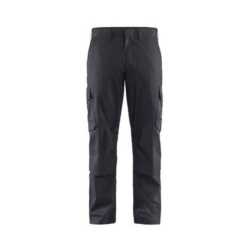 PANTALON DE TRAVAIL GRIS MOYEN ET NOIR INDUSTRIE STRETCH 2D D116 - BLAKLADER