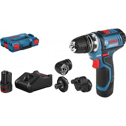 PERCEUSE VISSEUSE FLEXICLIC GSR 12V-15 FC + 2 BATTERIES 2,0AH - 06019F6000 BOSCH