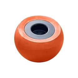 PLAST'UP ROTOMOULAGE Pot de fleurs sphérique xxl dolce vita 300l-lot de 2 - ORANGE - orange 0750122558735_0
