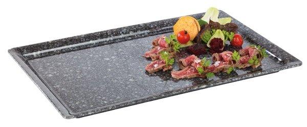 PLATEAU GN 1/1 APS -PURE GRANIT- 53 X 32,5 CM, H : 3 CM