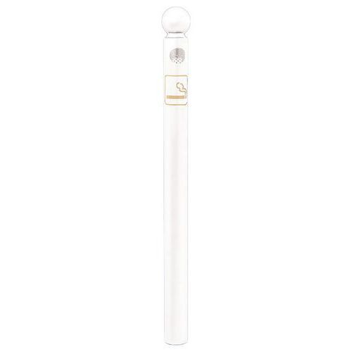 POTELET CENDRIER Ø 76 MM POMMEAU BOULE - ZINC BLANC 9010 - PROCITY
