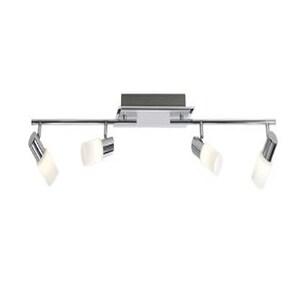 Spot LED, 4,3W, 3000K, chrome/verre, mat, orientable, IP20 - Trio - Clapton - cuivre métal 4017807220919_0