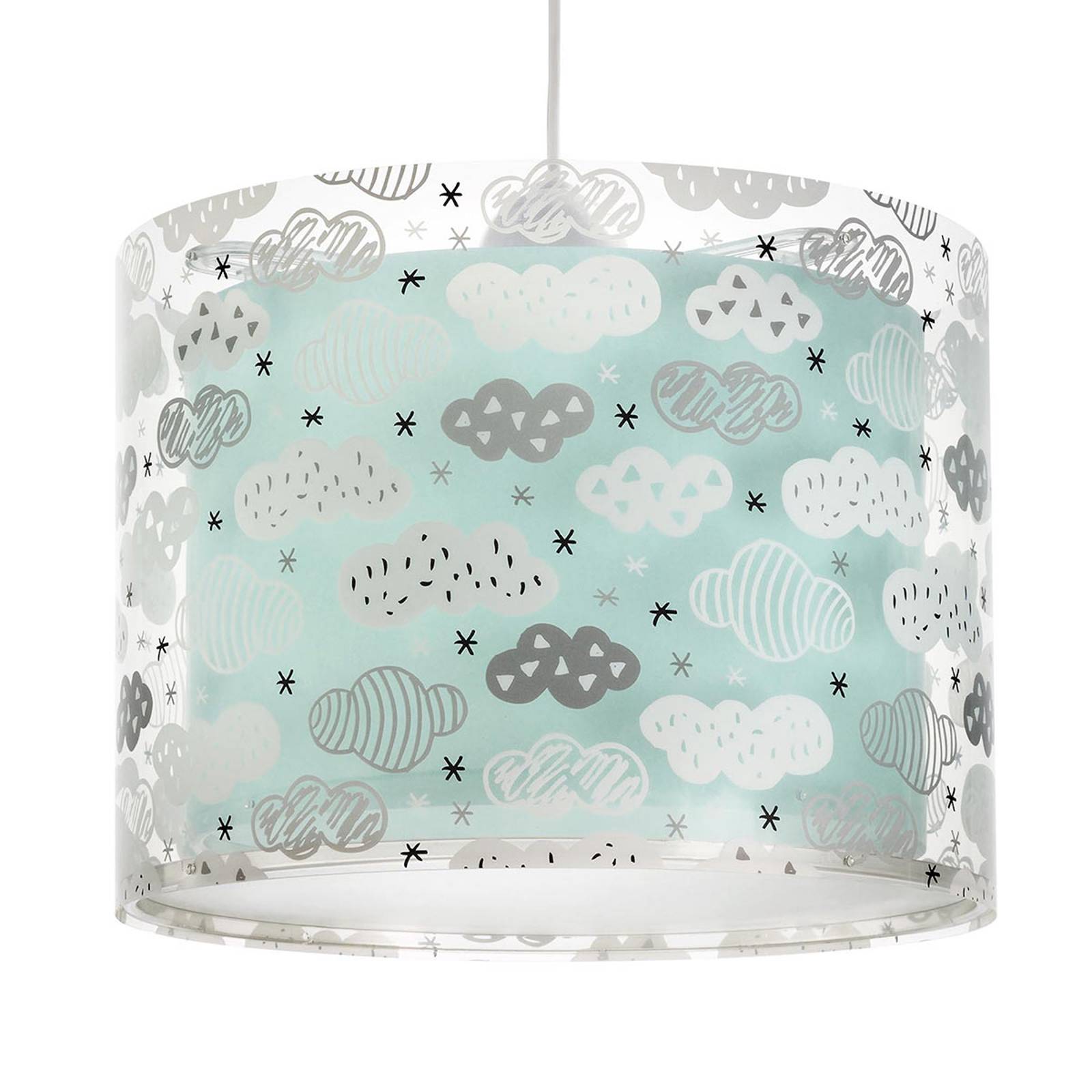 DALBER SUSPENSION CLOUDS POUR CHAMBRE D\'ENFANT, BLEU