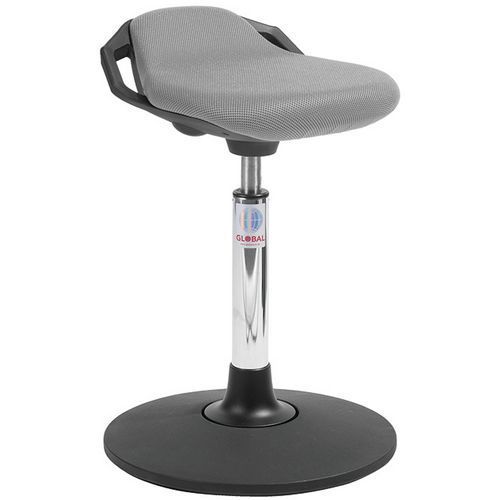 ASSIS DEBOUT SWAY SPACE - TISSU 3D - MEDIUM - GRIS - GLOBAL PROFESSIONAL SEATING