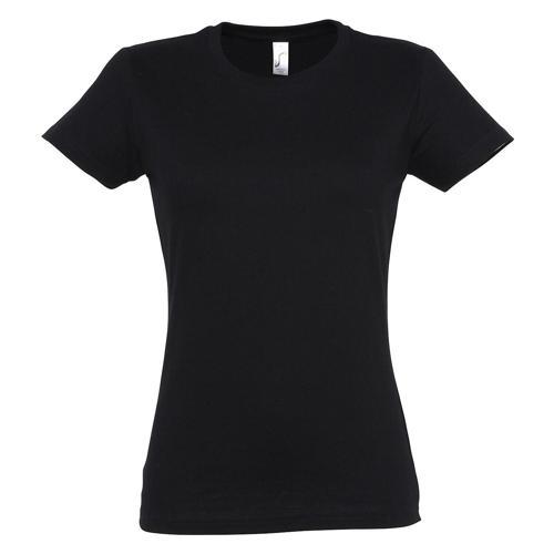 TEE-SHIRT PERSONNALISABLE ACTIVE 190 G FEMME NOIR