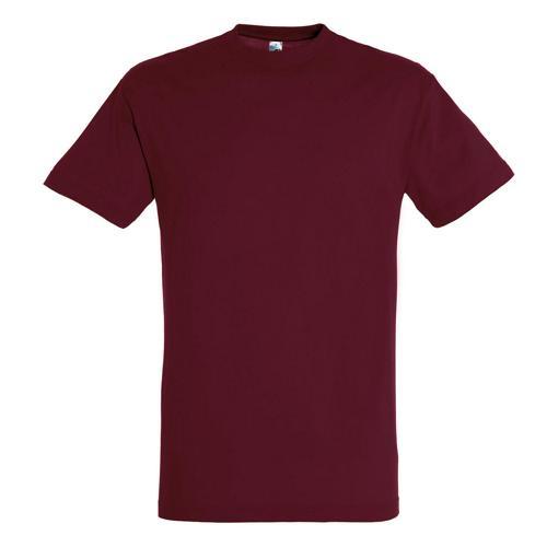 TEE-SHIRT PERSONNALISABLE ACTIVE ADULTE 190G BORDEAUX