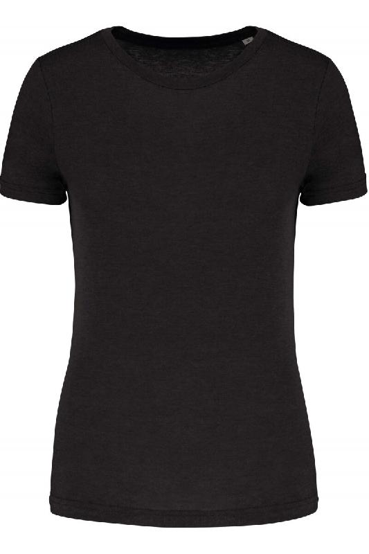 T-shirt triblend sport femme Noir XL 50% Polyester | 25% Coton | 25% Viscose - XL noir 3663639098182_0