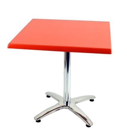 TABLE DE TERRASSE CALYPSO ORANGE 60X60 CM