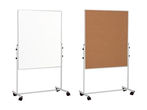 PAPERBOARD - CHEVALET MOBILE À PAPERBOARD DOUBLE FACE DUO BI-OFFICE