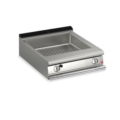 Top bain-marie gaz - gamme Queen 900 - 90QBMG810 - Baron - tout inox AISI 304, température réglable_0