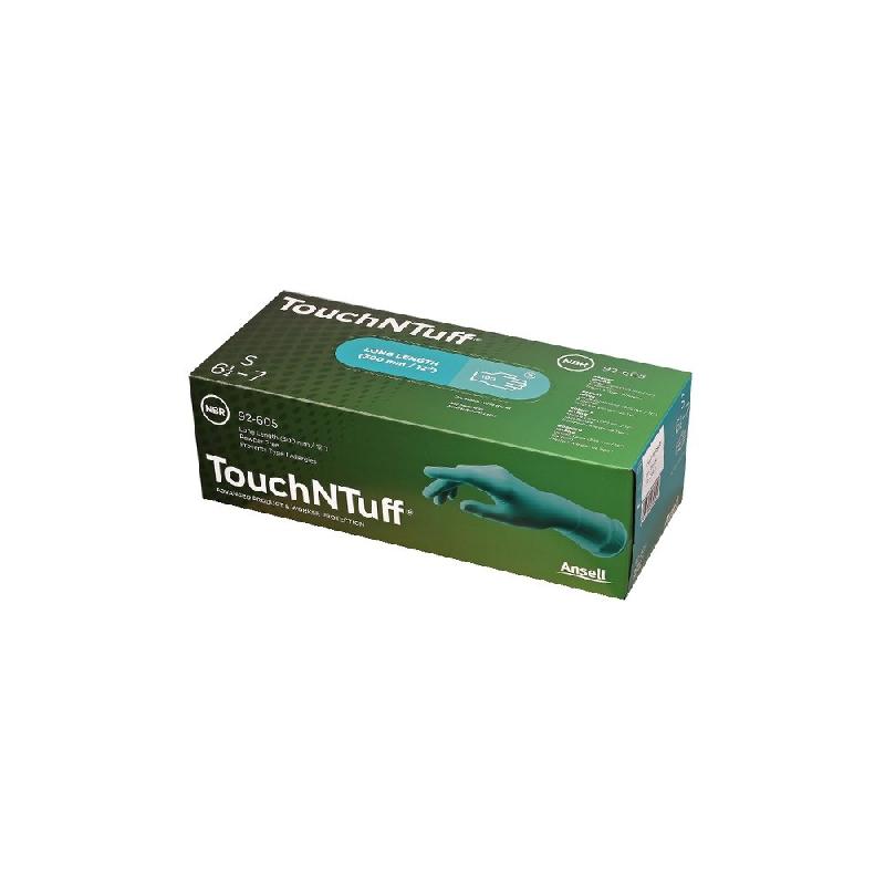 Touchn_1 - Ansell - Gants nitrile TouchNTuff 92-600 - Haute résistance chimique et perforation_0