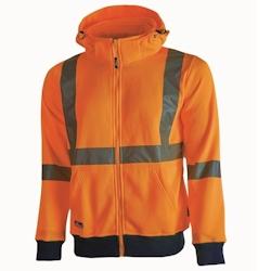 U-Power - Sweat-shirt orange haute visibilité zippé MELODY Orange Taille L - L orange 8033546420034_0