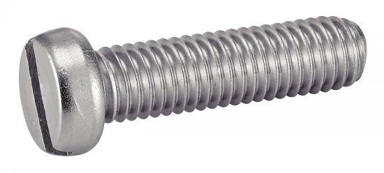 VIS À MÉTAUX TÊTE CYLINDRIQUE FENDUE INOX A2 DIN 84 5X20 BOÎTE DE 200 - ACTON - 622105X20