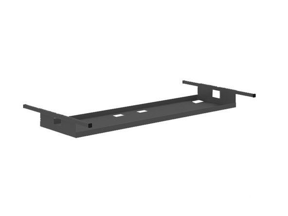 Goulotte passe-câbles métallique pour bureau bench Orbe_0