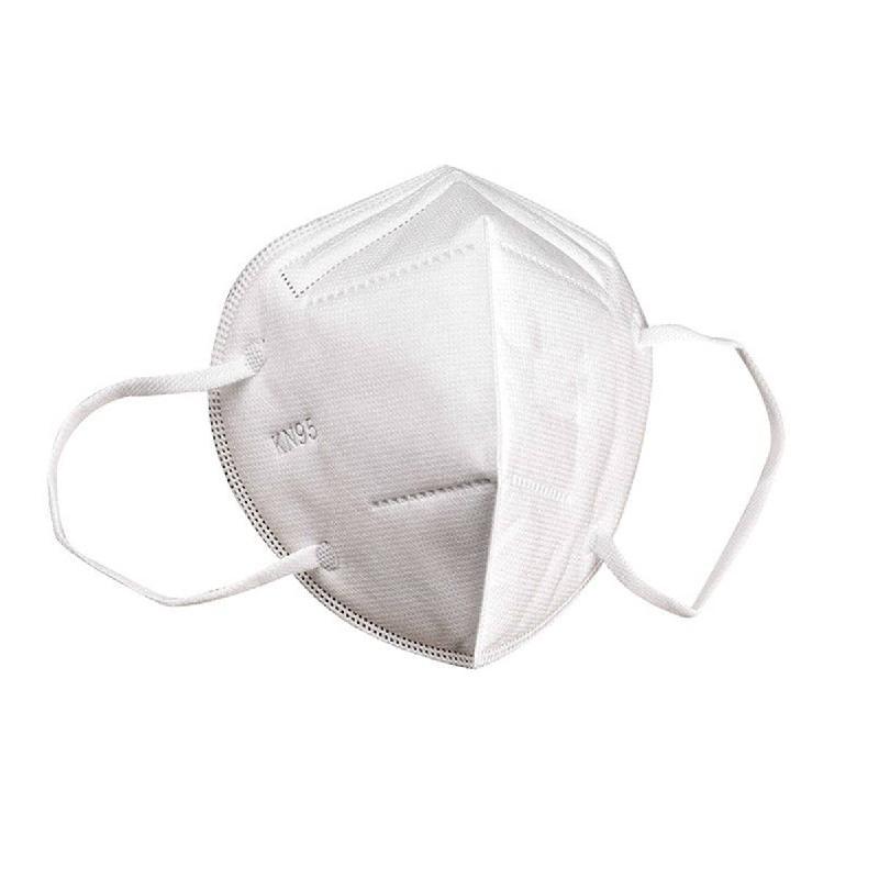 Boîte de 50 masques respiratoires pliables jetables ffp2 kn95 > 95 % blanc - masques5 - 761318_0