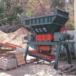 Broyeur déchiqueteur industriel à 4 axes - gamme ARIES - granulométrie fine avec cisaille rotative_0