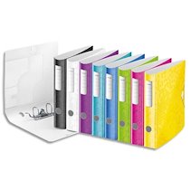 CLASSEUR À LEVIER WOW ACTIVE 180°, A4, 6,5 CM, PP, ASSORTI DE COULEURS - LOT DE 5