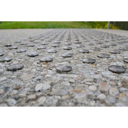 Clou podotactile à sceller - Norme NF P 98-351 - Disponibles en acier, inox, aluminium et autres finitions_0