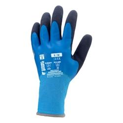 Coverguard - Gants étanches contre le froid double enduction latex EUROWINTER L200 (Pack de 5) Bleu Taille 9 - bleu 5450564040731_0