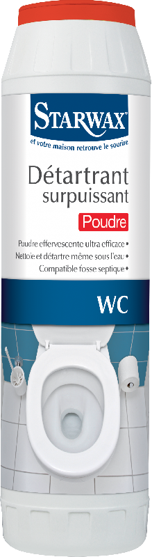 Détartrant poudre sanitaire STARWAX 1 kg - Idéal pour parois et fonds de cuvette_0