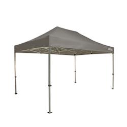 Tente pliante PRO 3x4,5m - Aluminium 45mm - Polyester 380g M2 - Taupe - FRANCE BARNUMS - Gris aluminium 1335S_0