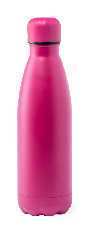 Gourde de sport - 790 ml en acier inoxydable - Couleur fuchsia avec boîte cadeau_0