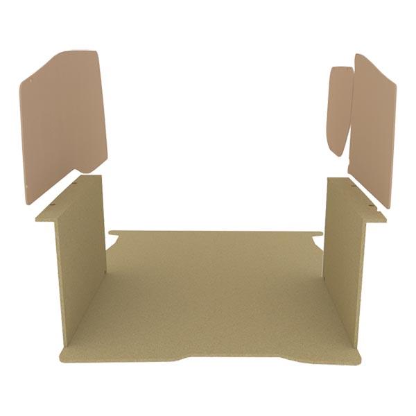 Habillage bois natural K2 aggloméré + MDF / Portes arrière incluses_0