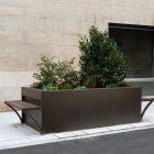 Jardinière CITADINE Rectangle XXL 120×240 en panneaux acier galvanisés - Très grande contenance et solidité_0