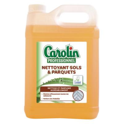 Nettoyant parquets écologique Carolin Ecolabel cire d'abeille 5 L_0