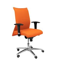 Piqueras y Crespo Albacete confidente XL Fauteuil visiteur garni de tissu BALI orange (AVEC MOUSSE VISCOELASTIQUE) - orange multi-matériau 207SXLBALI_0