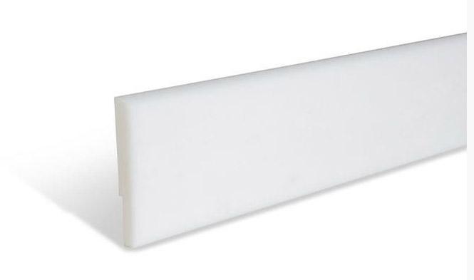 Plinthe polyethylene blanc h100mm sans profil d'insert_0