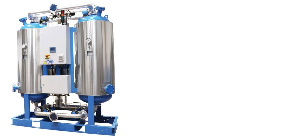 R-dry BVA - Sécheurs par adsorption Omega Air - Débit de 390 à 20.200 Nm³/h - Réduction du point de rosée_0