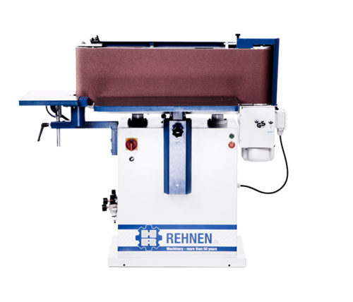 Rectifieuse de chants pour pièces hautes avec moteur puissant 3 kW - mod. R-300 - hauteur ceinture 300 mm et garantie 5 ans_0