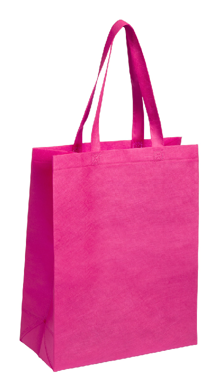 Sac shopping non tissé - anses longues - 70 g/m2 - couleur fuchsia - poids 40 g_0