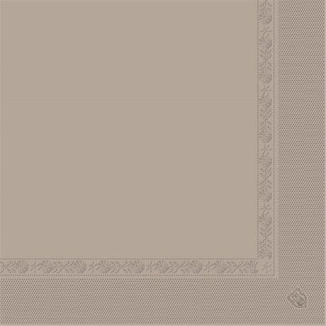 SERVIETTE ECOLABEL 2 PLIS 18 G/M² 39X39 CM TISSU TAUPE (VENDU PAR 1600)