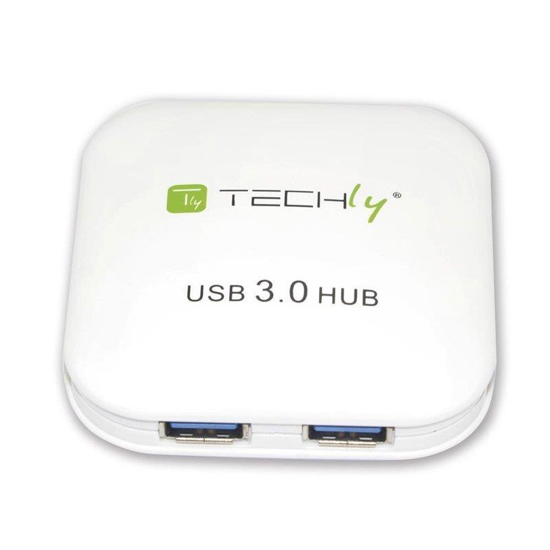 TECHLY IUSB3-HUB4-WH 5000MBIT/S BLANC HUB & CONCENTRATEUR 303546_0