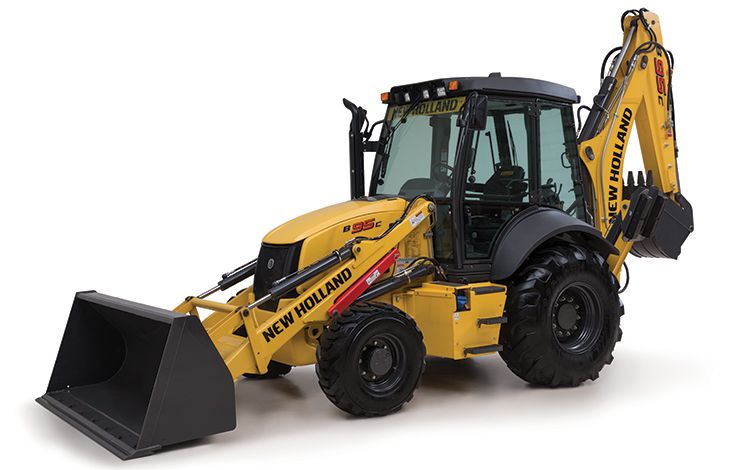 B95c Tractopelle Série C - Moteur FPT 95HP - Force de Levage et Confort Exceptionnels_0