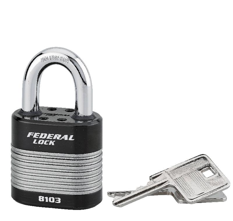 Cadenas à clé Protector 50 mm - haute résistance - acier au molybdène - Federal Lock Thirard_0