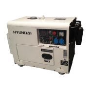Groupe électrogène DHY6000SE - Hyundai - Diesel - Puissance maxi 5500W - Démarrage électrique - Silencieux 79 dB_0