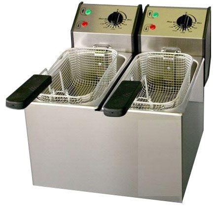 FRITEUSE 2 X 5 L ROLLER GRILL FD50D