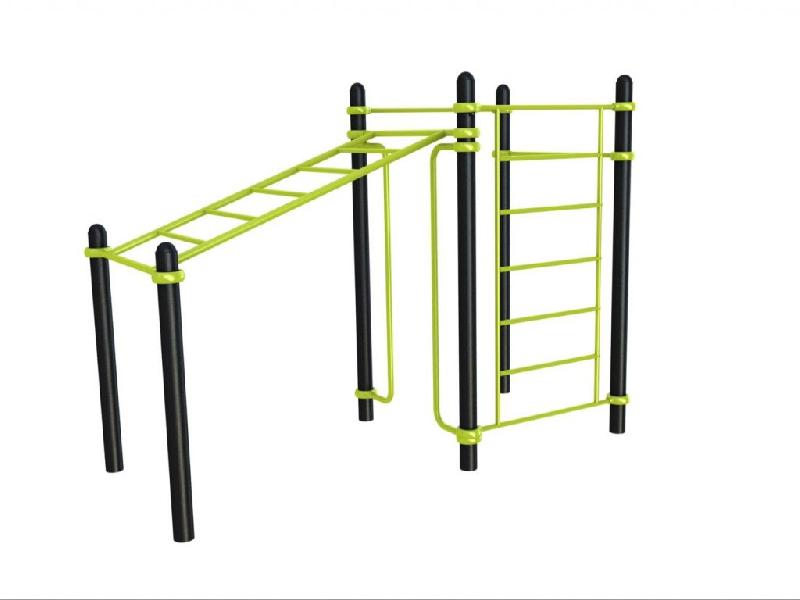 Station PMR 1 - Équipement adapté pour personnes à mobilité réduite - Gamme Street Workout pour les PMR_0