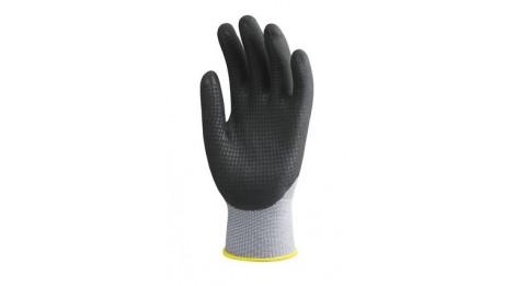 Gant Spandex à Picots - Taille 8 - Grip amélioré avec mousse nitrile/polyuréthane - Normes EN 420 et EN 388_0
