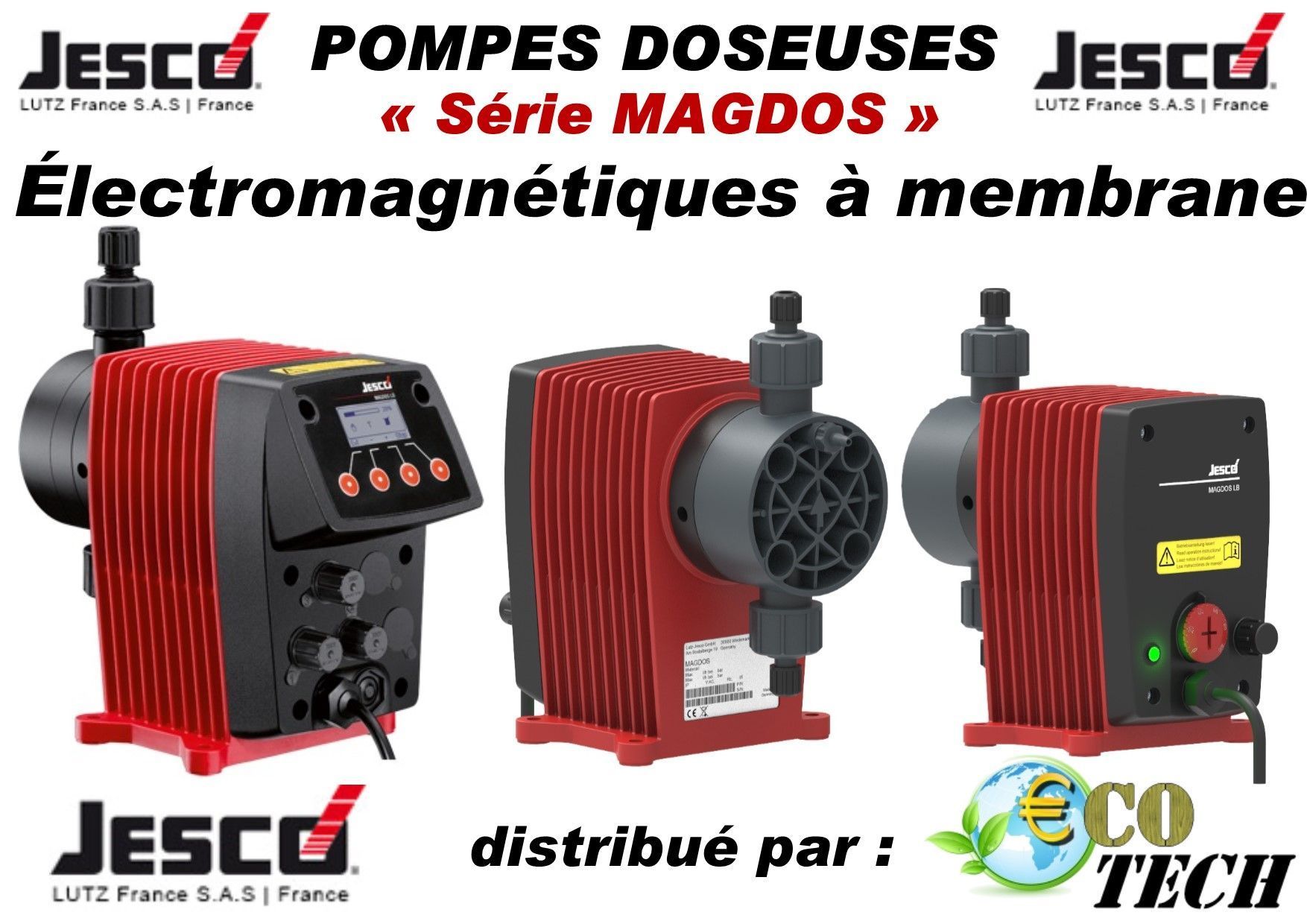 Pompe doseuse à membrane électromagnétique jesco magdos_0