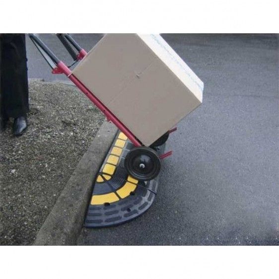 Leo10840 - Rampe de trottoir fixe Disset Odiseo - Caoutchouc vulcanisé - Résistance 40 tonnes - Poids 12kg_0