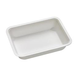 Packnwood FHC - 400Pcs - Barquette scellable en pulpe laminée PLA - 190x137x40mm, 750ml - blanc Bagasse 210TMFP75_0