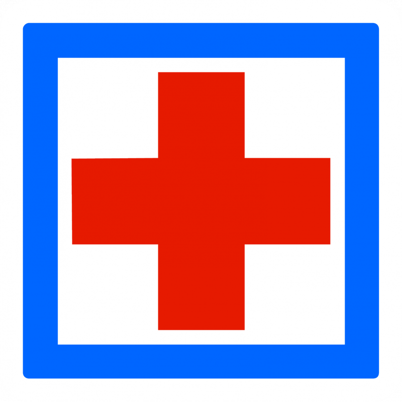 Panneau services poste de secours CE1 - WPS - recyclable et éco-responsable_0