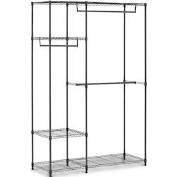 Royal Catering Metal Clothing Rack - 120 x 45 x 179.5 cm - 270 kg - black - noir multi-matériau 4062859957184_0