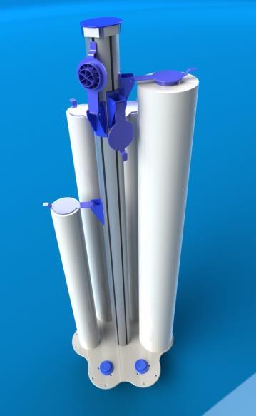 Stock & Roll - Chariot de rangement et transport pour bobines grands formats - Compact et mobile_0