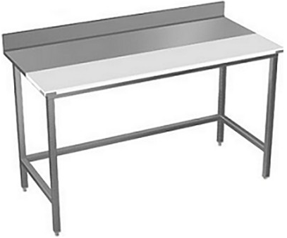Table de découpe mixte - dessus inox AISI 304L et polyéthylène - plusieurs dimensions disponibles_0